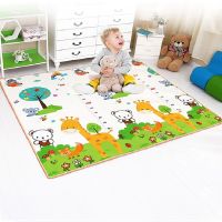 Double Surface Baby Playmat Children Game Car Kids Room Mat For Baby Playpen Waterproof Baby Car For Fence Child Game Pad