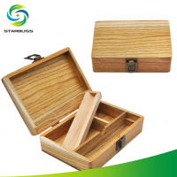 กล่องไม้ขนาดใหญ่ ไม้การบูร กล่องเก็บกล่องเครื่องมือแบบมวนมือ wood stash es.