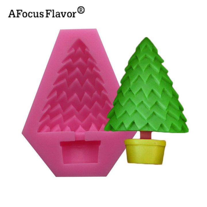 christmas-tree-potted-cute-shape-3d-handmade-chocolate-biscuits-kitchen-supplies-fondant-christmas-decorative-silicone-molds