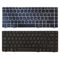 New US Keyboard For HP EliteBook 8470B 8470P 8470 8460 8460p 8460w ProBook 6460 6460b 6470 With BlackSilver Frame