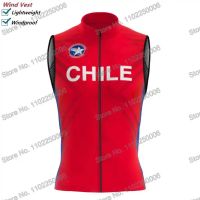 Chile 2023 Cycling Vest Windbreaker Pro Race Wind Vest Men Road Bike Jersey Sleeveless MTB Bicycle Clothing Cycling Clothing