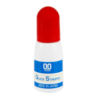 SANBY ซันบี้ หมึกเติมตรายาง Quick Stamper สีแดง 10 ซีซี จำนวน 1 ขวด