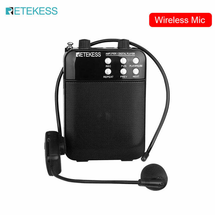 RETEKESS TR619 Teaching Speaker Lapel Mic with Voice Amplifier
