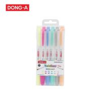 ปากกาเน้นข้อความ DONG-A TWINLINER SOFT เซ็ท 6 สี