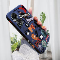 เคส Hp สำหรับ OPPO A78 4G A78 4G โลโก้แบรนด์ยอดนิยมสร้างสรรค์ (Adidas รถตู้ Starbucs) เคสโทรศัพท์ลายขอบสี่เหลี่ยมปลอกซิลิโคนน้ำเคสป้องกันกล้องคลุมทั้งหมด