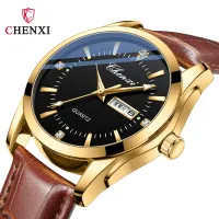 ---Fashion mens watch238814○◊✽ CHENXI/morning double calendar week hot style business mens watch watch waterproof belt quartz watch