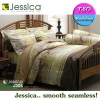 ?TeeBed? Jessica ชุดผ้าปู 6 ฟุต 5 ชิ้น พิมพ์ลาย รุ่น J204 J208 J209 J213 J215 J219 (ไม่รวมผ้านวม)