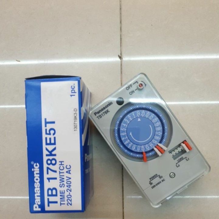 เครื่องตั้งเวลาอัตโนมัติ-พานาโซนิค24ชม-time-switch-รุ่นtb-178ne5t