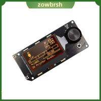 ZOWBRSH กับอะแดปเตอร์ 12864 LCD ขนาดเล็ก แผงควบคุมหน้าจอกราฟิกอัจฉริยะ และสายเคเบิล ชิ้นส่วนเครื่องพิมพ์3D ไฟแบ็คไลท์หลากสี RGB Ender-3 Prusa-i3