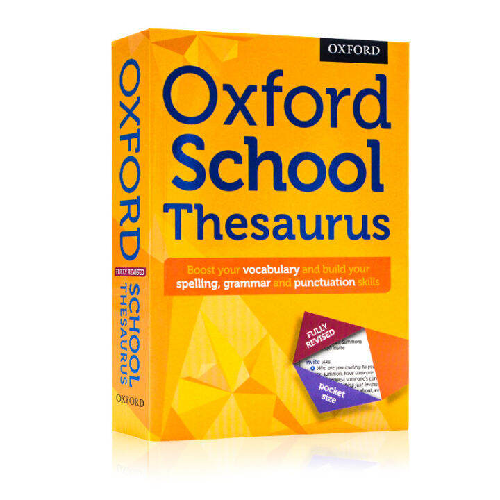 Oxford School Thesaurus Children's English Dictionary English reference book Lazada
