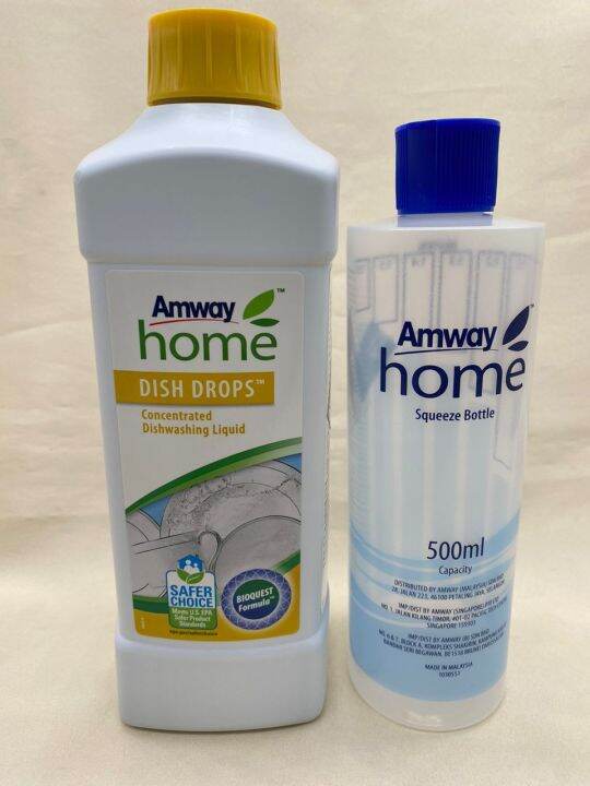 AMWAY DISH DROPS CONCENTRATED DISHWASHING LIQUID AMWAY HOME {1L} SQUEEZE BOTTLEBANCUH UNTUK