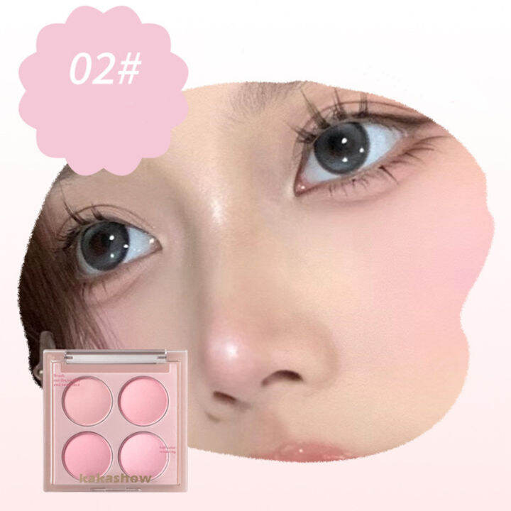 พาเลตต์บลัชออนเกาหลีเครื่องสำอางแก้มสีสดใสแปรงแต่งหน้าคอนทัวร์หน้าติดทนนาน-riasan-korea-แก้ม