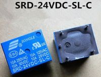 5ชิ้น/ล็อต Srd-24vdc-sl-c T73-24v 5 Pin Pcb Type 24V อุปกรณ์รีเลย์ไฟฟ้ากระแสตรง