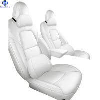 เบาะหนังไมโครไฟเบอร์เป้อุ้มเด็ก Hiasan Interior 1ชุดใช้ได้ Sarung Jok Mobil เทสลารุ่น3