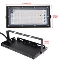 50W LED แผงพืชเติบโตแสงที่มีสเปกตรัมธรรมชาติเต็มหลอดไฟ LED สำหรับพืชในร่มพืชต้นกล้าเติบโตบาน