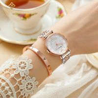 100Original WISHDOIT นาฬิกาข้อมือผู้หญิง กันน้ำ สายสเตนเลส สีขาวทองเงิน Watch for Women Original Waterproof Stainless Steel SilverGold Fashion Trend Watches High Quality Quartz og Elegant Ladies Wristwatch Luxury nd Authentic Free with