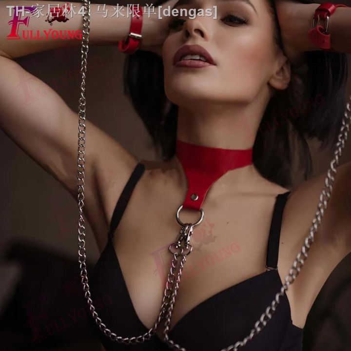 cw-harness-bdsm-bondage-stockings-erotic-fetish-wear-garter-learther-with-handcuffs