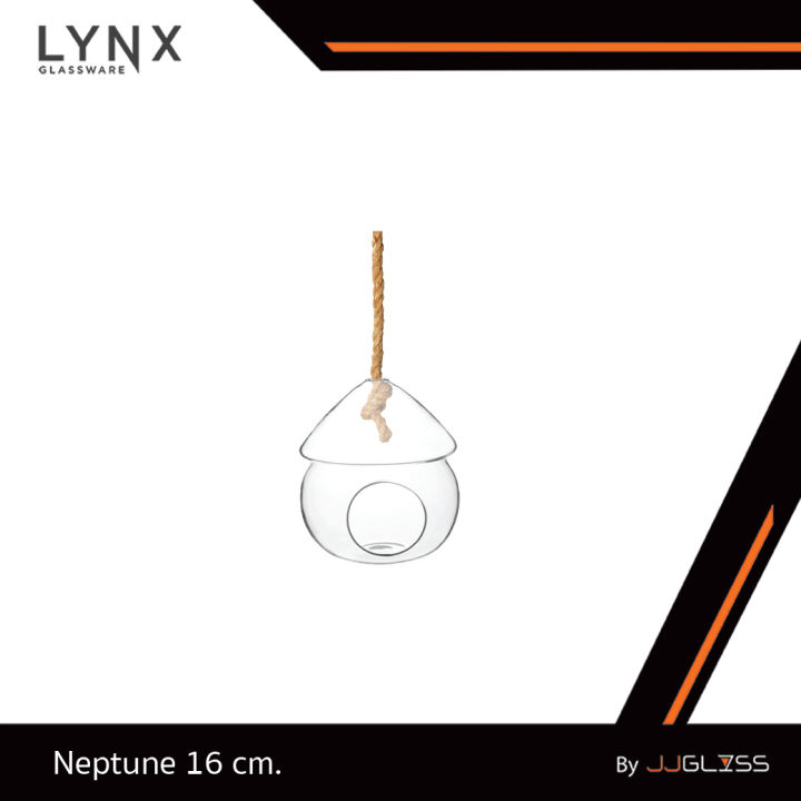 lynx-neptune-แจกันแขวน-terrarium-ทรงหัวเห็ด-เนื้อใส-พร้อมเชือกเส้นใหญ่-ใส่ดอกไม้-มีให้เลือก-2-ขนาด