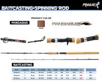 คันเบ็ดตกปลา คันเบสตกปลาหน้าดิน ยี่ห้อ PHOENIX รุ่น PANGASIUS (คันเบส) ขนาด 9 ฟุต