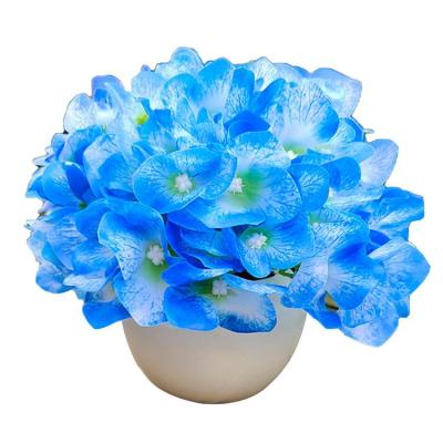 Hydrangea Flower Lamp Simulation Battery Powered Hydrangea Table Lamp for Home Power Efficient Flower Lamp for Christmas Party New Year Party Halloween Party brightly