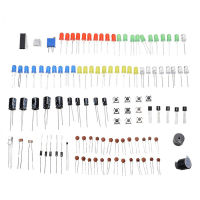 XHLXH Useful Compatile Resistor Components for Arduino MEGA2560 Electronic Supplies LED Buzzer Capacitor Basic Starter Kit Electronics Components