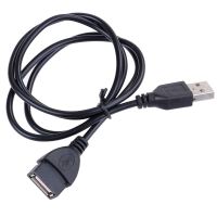 【Popular choice】 USB 2.0สายเคเบิลชายกับหญิง Sync ข้อมูล USB 2.0 Extender สายไฟส่วนต่อขยายสายเคเบิลต่อขยาย USB ความเร็วสูง80ซม. 150ซม.