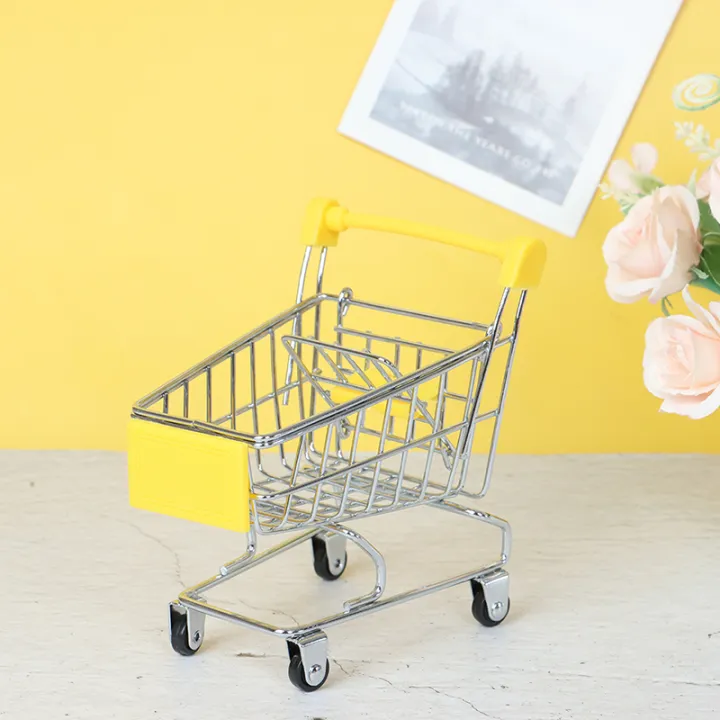 Aolaa 1 Pcs Mini Shopping Cart Supermarket Handcart Shopping Cart ...