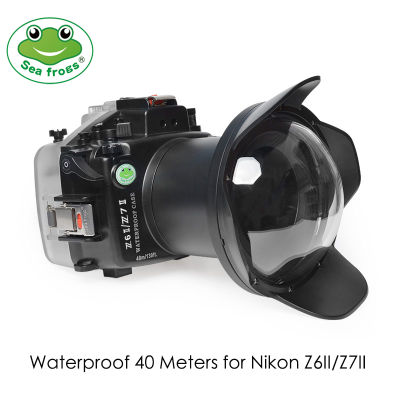 Seafrogs 40M/130Ft Underwater Camera Houisng Kit For Nikon Z6 II/ Z7 II Waterproof Photography Case Z6II 、Z7II