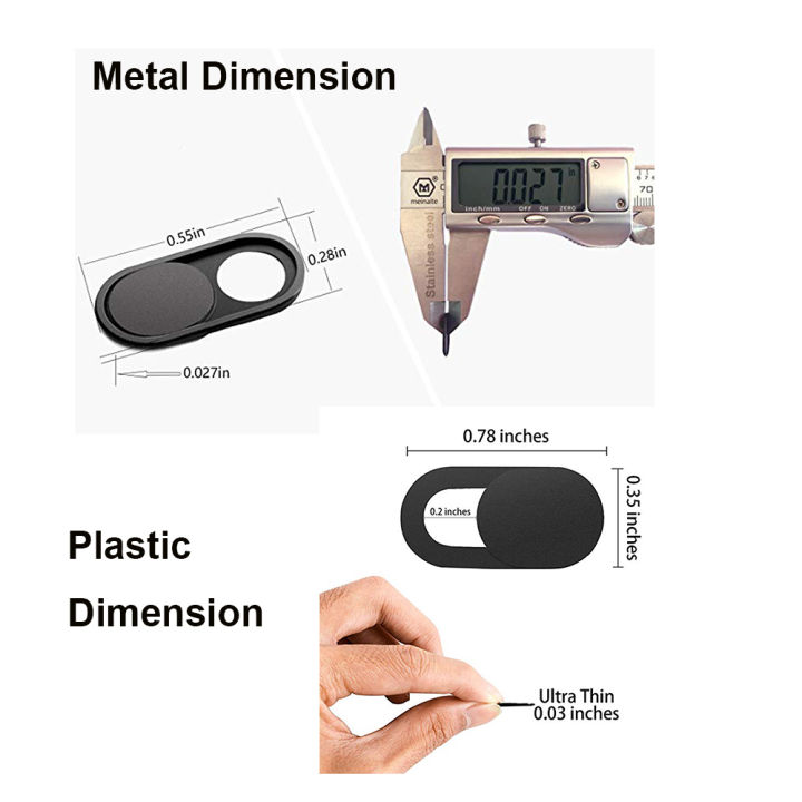 คอมพิวเตอร์แล็ปท็อปฝาครอบกล้องเว็บแคมฝาครอบสไลด์สำหรับเลนส์โทรศัพท์-macbook-pro-imac-แล็ปท็อป-surfcase-pro-echo-แสดงบล็อกกล้องโทรศัพท์-iewo9238