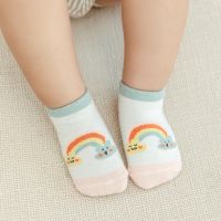 Baby New Socks Set 6 Pairs Advanced Combed Cotton 0-3 Years Cartoon Non-slip Socks Set