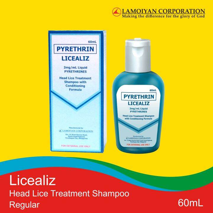 Licealiz Head Lice Treatment Shampoo Regular 60mL Lazada PH
