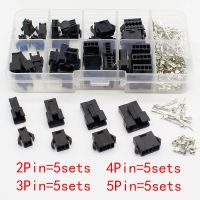 ☒ ldqnk2 SM2.54 Kits 20 sets box 2p 3p 4p 5p 2.54mm Pitch Female and Male Header Connectors