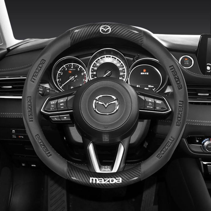 Mazda steering wheel cover Mazda 2 3 5 6 CX5 CX30 CX8 CX3 Mazda2 6 5 bl ...