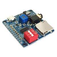 【HOT】 RCGEARBD บอร์ดโมดูลการเล่นเพลง MP3 5W เล่น MP3ควบคุมแบบอนุกรมบัตร TF สำหรับ DY-SV5W Arduino