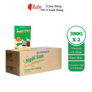 Combo 2 Thùng 48 hộp Creamer sữa đặc Ngôi Sao Phương Nam xanh lá Hộp giấy