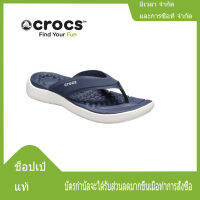 〖ใหม่เอี่ยมของแท้〗Crocs 2023 ข้อความชาวหาดทรายหนารองเท้าแตะแบบชายกันน้ํากลางแจ้งแห้งเร็วไม่ลื่นผ่อนคลายวันหยุดรองเท้าแตะ