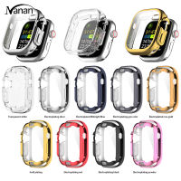 ตัวป้องกันหน้าจอนาฬิกาแบบเต็มหน้ากันชนเข้ากันได้สำหรับ Iwatch8 Ultra 49Mm All-In-One เคสป้องกัน