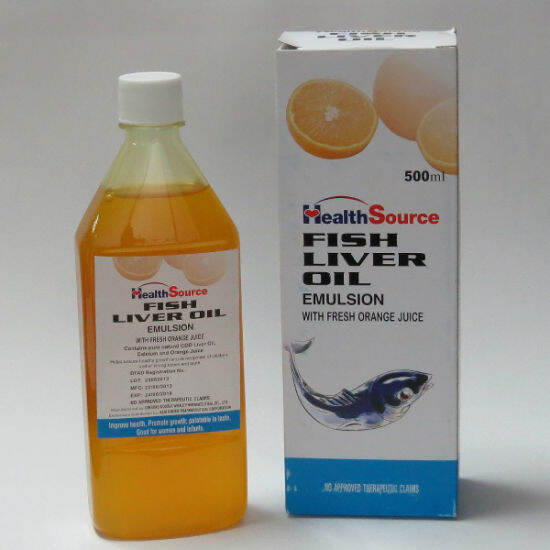 HealthSource Fish Liver Oil Emulsion 500ml Lazada PH