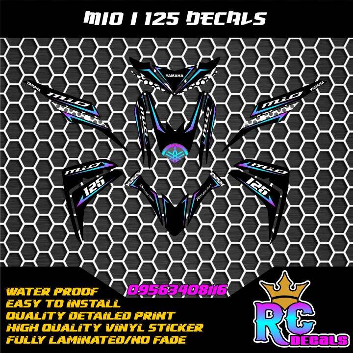 mio i 125 decals Sticker | Lazada PH