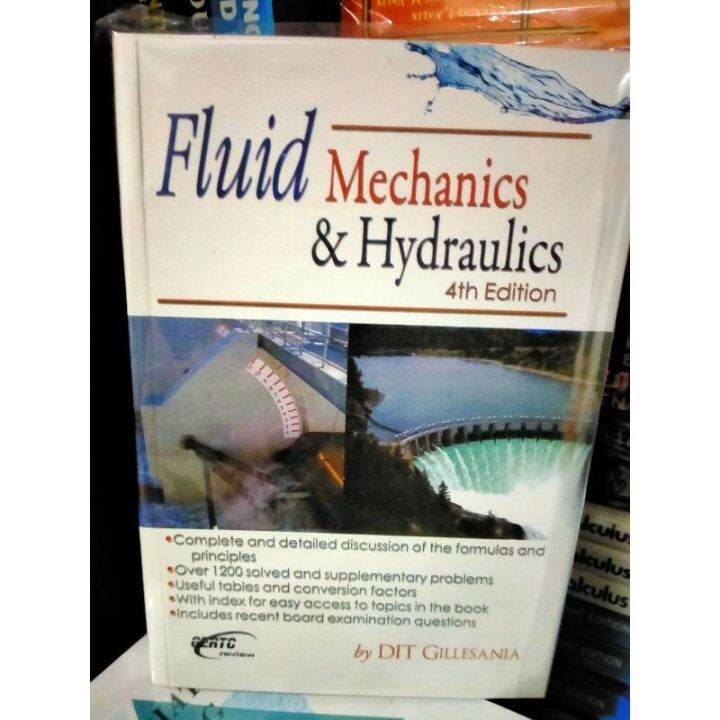 Fluid Mechanics Hydraulics Gillesania Lazada PH