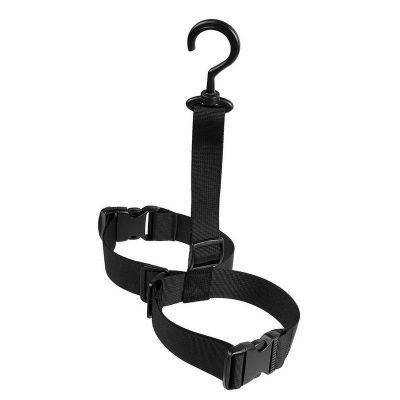 №☋☒ 1PC Nylon Ribbon Hanging Shoes Hook Holder Fishing Wader Boot Hanger Strap Belt Drying Wader Rack Adjustable Storage Hanger