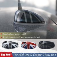 》{“》ธงสีดำสำหรับ Mini One Cooper S R50 R53เสาอากาศรถยนต์แฮทช์แบคเสาอากาศตกแต่งเคสเสาอากาศสติกเกอร์ตกแต่งรถยนต์