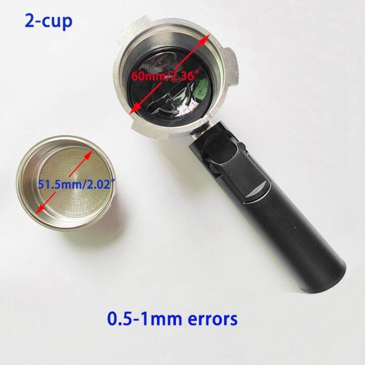 51Mm Pressurized Coffee Handle Portafilter And Filter Basket For