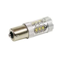 [Super bright bulb] BA15S P21W รถ1156 LED 12V 1ชิ้นหลอดไฟสีขาว80W SMD S25จัดหาหลอดไฟที่ DC12-24V สีที่มีกำลังสูง