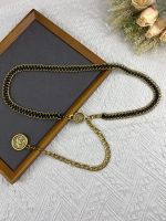 Small incense style waist chain accessories womens chain belt decoration with skirt jeans metal braided chain 2023 new