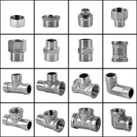 304สแตนเลสปลายบากท่อแปลงด้ายตัวผู้-ตัวเมียเชื่อมต่อ1/2 "3/4" Bsp อะแดปเตอร์น้ำและน้ำมันชนิดทองแดง