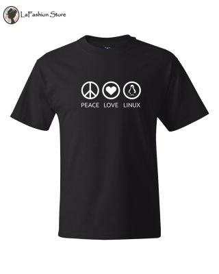 Peace Love Linux Sysadmin Day Tshirts S5Xl