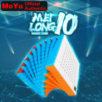 MoYu MFJS Meilong 10x10 เมจิกความเร็ว Cube Stickerless Professional Fidget ของเล่น Meilong 10 10x10 Cubo Magico ปริศนา-fhstcjfmqxjkf