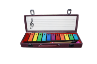 12 Note Colorful Glockenspiel with Case