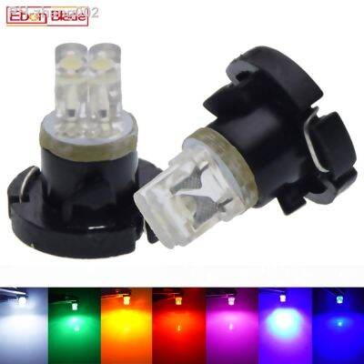 2Pcs 12 Volt T4.2 10mm LED Lamp Bulb SMD Car Dashboard Warning Indicator Light Instrument Cluster Panel 7 Colors Optional 12V DC